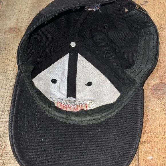 Vintage Lynyrd Skynyrd ATT Headwear Adjustable Hat Black - Picture 9 of 9